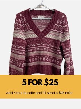 Wild Skye Cropped Fair Isle Sweater